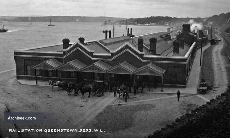 Queenstown railway station, early 1900s